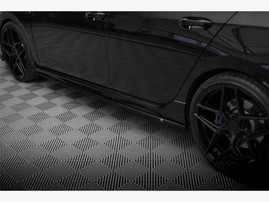 Maxton Design Side Skirts Diffusers V.3 Volkswagen Golf R Mk8
