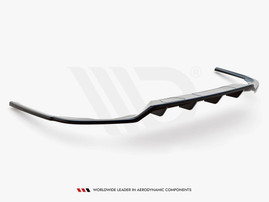 Maxton Design Rear Splitter (Vertical Bars) Volkswagen Passat R-Line B8 Facelift