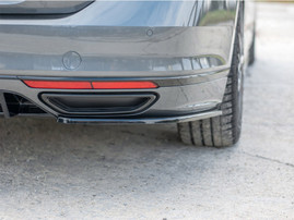 Maxton Design Rear Side Splitters Volkswagen Passat R-Line B8 - Carbon Look