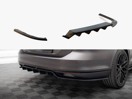 Maxton Design Rear Splitter (Vertical Bars) Volkswagen Passat Sedan / Variant B8