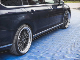 Maxton Design Side Skirts Diffusers VW Passat B8 (2014-2019) - Carbon Look