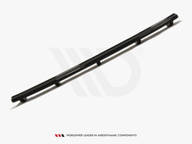 Maxton Design Rear Splitter (Vertical Bars) VW Passat CC R36 Rline (Preface) - Textured