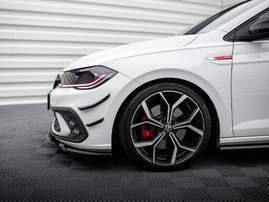Maxton Design Front Bumper Wings (Canards) Volkswagen Polo GTI Mk6 Facelift
