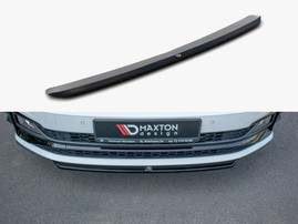 Maxton Design Front Splitter V.4 Volkswagen Polo GTI / R-Line Mk6 - Carbon Look