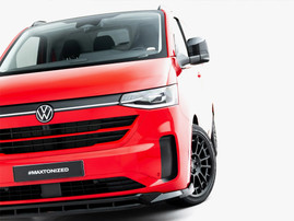 Maxton Design Front Splitter V.2 Volkswagen Transporter T7