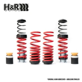 H&R Height Adjustable Spring Kit - Porsche Macan GTS 95B 4wd - With PASM, Without Air Suspension