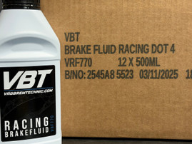 VBT VRF770 DOT 4 Racing Brake Fluid - 1Ltr