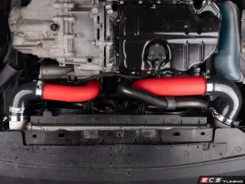 ECS Tuning MK8 Golf R Charge Pipe Kit - Wrinkle Red