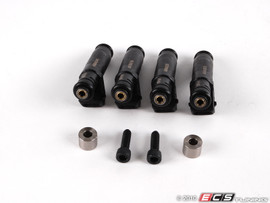 Siemens 630cc Fuel Injectors - Set of 4 with Fuel Rail Spacers - For 1.8T Engine