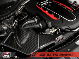 AWE Tuning S-FLO Carbon Fibre Intake Kit - S6 / S7 4.0TFSI