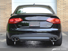 AWE Tuning A4 B8.5 2.0TFSI Touring Edition Exhaust - Quad Tailpipes