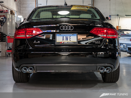 AWE Tuning A4 B8 2.0TFSI Touring Edition Exhaust  - Quad Outlet