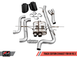 AWE Tuning Track Edition Exhaust System - RS3 8V Saloon