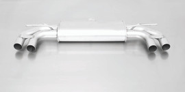 Remus Rear Silencer Left/Right with 4 tail pipes - 84 mm angled, rolled edge, chromed - Golf Mk7 2.0 GTD 2012-2016