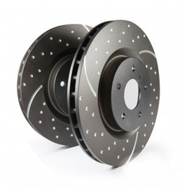 EBC Turbo Drilled and Grooved Discs Front - Touareg (1st Gen)