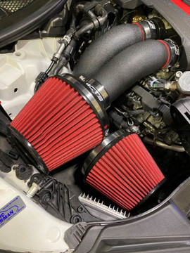 CTS Turbo Dual 3" Intake Kit with 6" Velocity Stack - C7 S6/S7/RS7