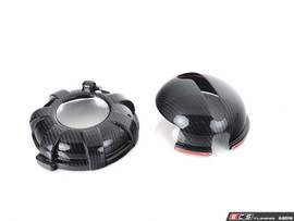 ECS Tuning Carbon Fibre Coolant Tank Covers - MQB Models