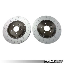 034Motorsport 2-piece Floating Rear Brake Rotor Upgrade Kit For Audi B8/B8.5 S4/S5