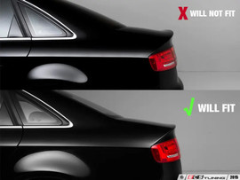 ECS Rear Spoiler in Gloss Black - B8.5 A4