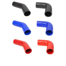 Ramair RSE - 6" Long 90 Degree and 45 Degree Silicone Elbows - Blue