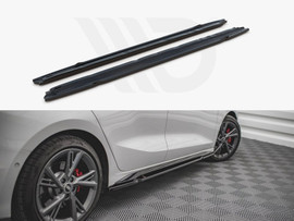 Maxton Design Gloss Black Side Skirts Diffusers Audi S3 / A3 S-Line 8Y (2020-)