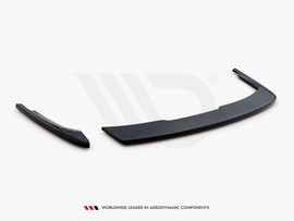 Maxton Design Gloss Black Rear Side Splitters Audi A4 Avant B9 (2015-2019)