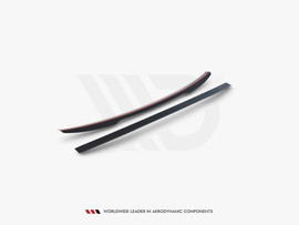 Maxton Design Gloss Black Spoiler Cap Audi A7 C8 S-Line / C8 S-Line / S7 C8 / Rs7 C8 (2017-)