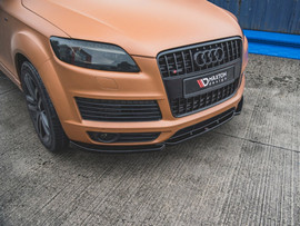 Maxton Design Gloss Black Front Splitter Audi Q7 S-Line Mk1 (2005-2009)