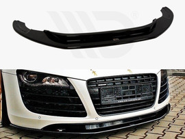 Maxton Design Gloss Black Front Splitter Audi R8 (2006-2015)