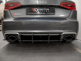 Maxton Design Black Maxton Racing Rear Diffuser V1 Audi RS3 8V Sportback (2015-2016)