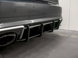 Maxton Design Black Maxton Racing Rear Diffuser V1 Audi RS3 8V Sportback (2015-2016)