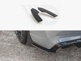 Maxton Design Black Maxton Racing Rear Side Splitters Audi RS3 8V Sportback (2015-2016)