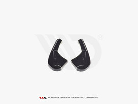 Maxton Design Gloss Black Rear Side Splitters Audi RS3 8V Facelift Sportback (2017-2020)