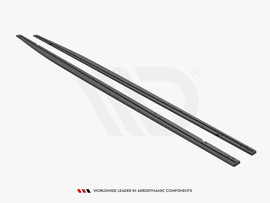 Maxton Design Black Street Pro Side Skirts Diffusers Audi RS3 Sedan 8Y (2020-)