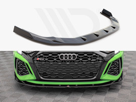 Maxton Design Gloss Black Front Splitter V.2 Audi RS3 8Y (2020-)