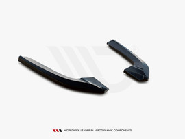 Maxton Design Gloss Black Rear Side Splitters Audi RS3 Sedan 8Y (2020-)