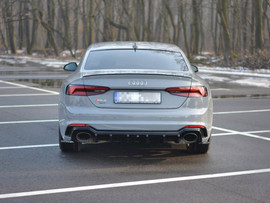 Maxton Design Gloss Black Rear Valance Audi Rs5 F5 Coupe / Sportback (2017-)