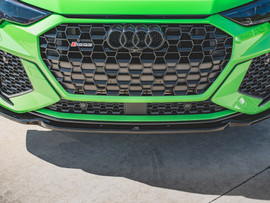 Maxton Design Gloss Black Front Splitter V.1 Audi RSQ3 (F3) (2019-Up)