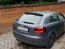 Maxton Design Gloss Black Spoiler Cap Audi A3 8P (2003-2012)