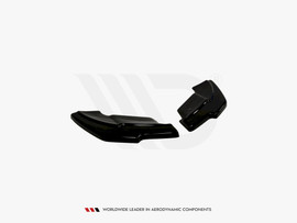Maxton Design Gloss Black Rear Side Splitters Audi S3 8P 2006-2008