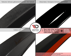 Maxton Design Gloss Black Spoiler Cap Audi S3 8L