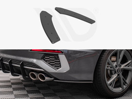 Maxton Design Black Street Pro Rear Side Splitters Audi S3 Sedan 8Y (2020-)
