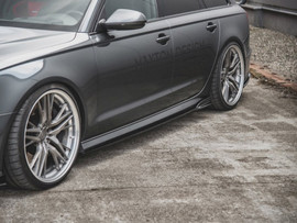 Maxton Design Side Skirts Diffusers Audi S6/ A6 S-Line C7 Facelift