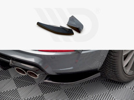 Maxton Design Gloss Black Rear Side Splitters Cupra Ateca (2018-2019)