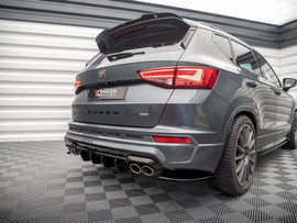 Maxton Design Gloss Black Rear Side Splitters Cupra Ateca (2018-2019)