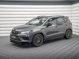 Maxton Design Gloss Black Side Skirts Diffusers Cupra Ateca (2018-2019)