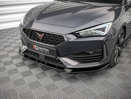 Maxton Design Gloss Black Front Splitter V.1 Cupra Leon (2020-)