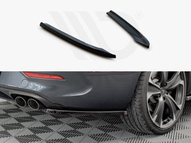 Maxton Design Gloss Black Rear Side Splitters Cupra Leon St (2020-)
