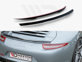 Maxton Design Gloss Black Spoler Cap Porsche 911 Carrera 991 (2011-2016)