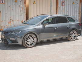 Maxton Design Gloss Black Side Skirts Splitters V5 Seat Leon Cupra/ Fr Mk3 Facelift (2017-2019)